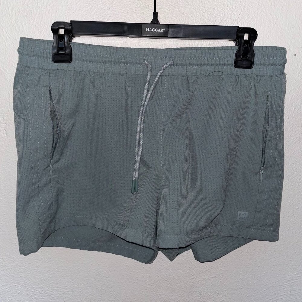 Women's Athletic 3 in. inseam Shorts, size medium, teal